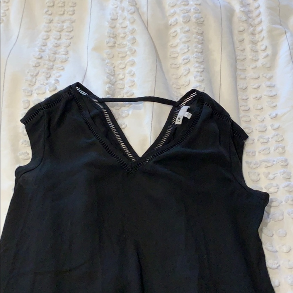 Black float blouse